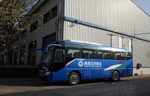 厚积薄发 中通天然气公路客车亮剑市场 折桂陕西高清图片