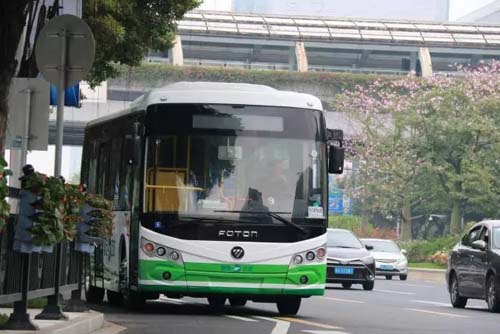 福田欧辉bj6851系列纯电动城市客车为智慧城市提供运营保障