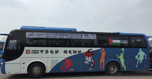 时代电动纯电客车将为亚男篮锦标赛保驾护航